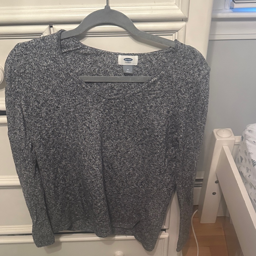 Old Navy Charcoal Knit Top